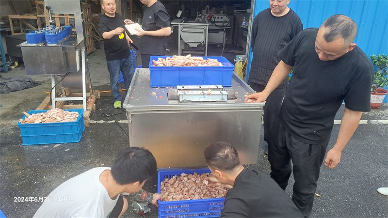 豬蹄加工不用愁，新鮮豬腳豬肘開半切塊一機多用